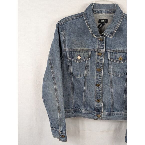 Jones New York Signature Denim Jacket Women's Size Large - Picture 2 of 10